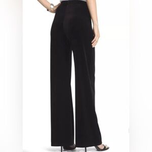 Chicos velvet straight leg pants